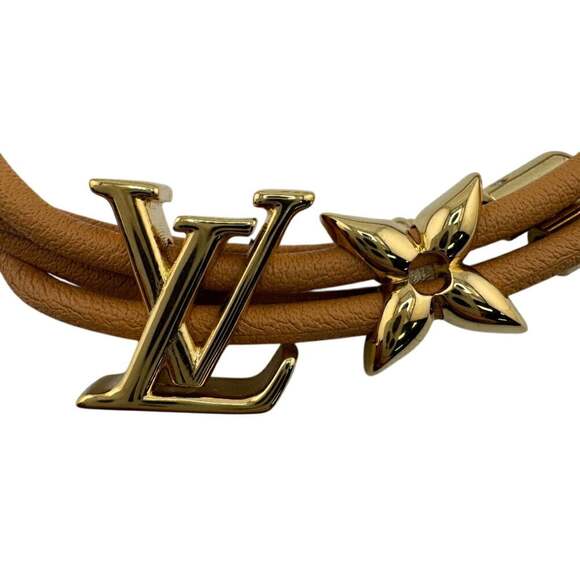 LOUIS VUITTON Brown Charm Bracelet - Picture 5 of 9